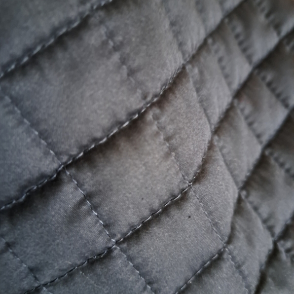 LANDS' END large euro quilted shams square blue cotton coastal shabby chic (2) - Picture 7 of 9